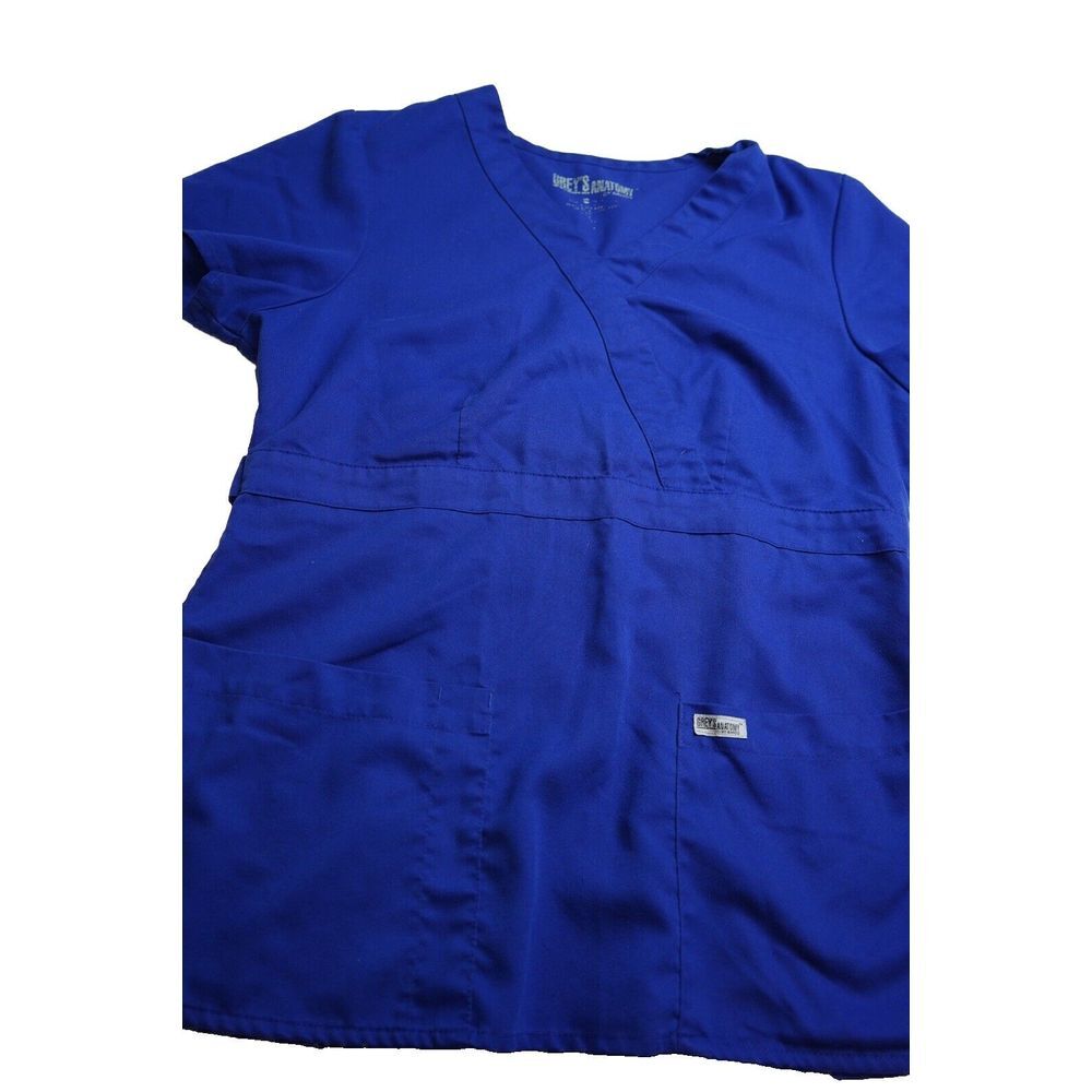Greys Anatomy Womens Scrubs Top Size XS Dark Teal‎ Style 4153